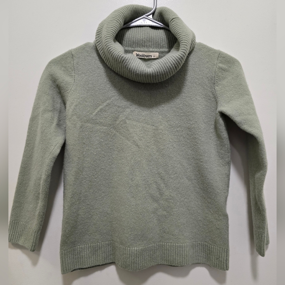 Girl's Turtleneck Sweater 90% Wool 10% Cashmere